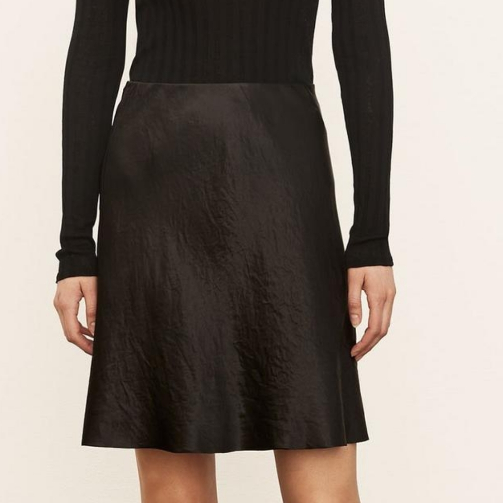 Vince Black Circle Skater Skirt